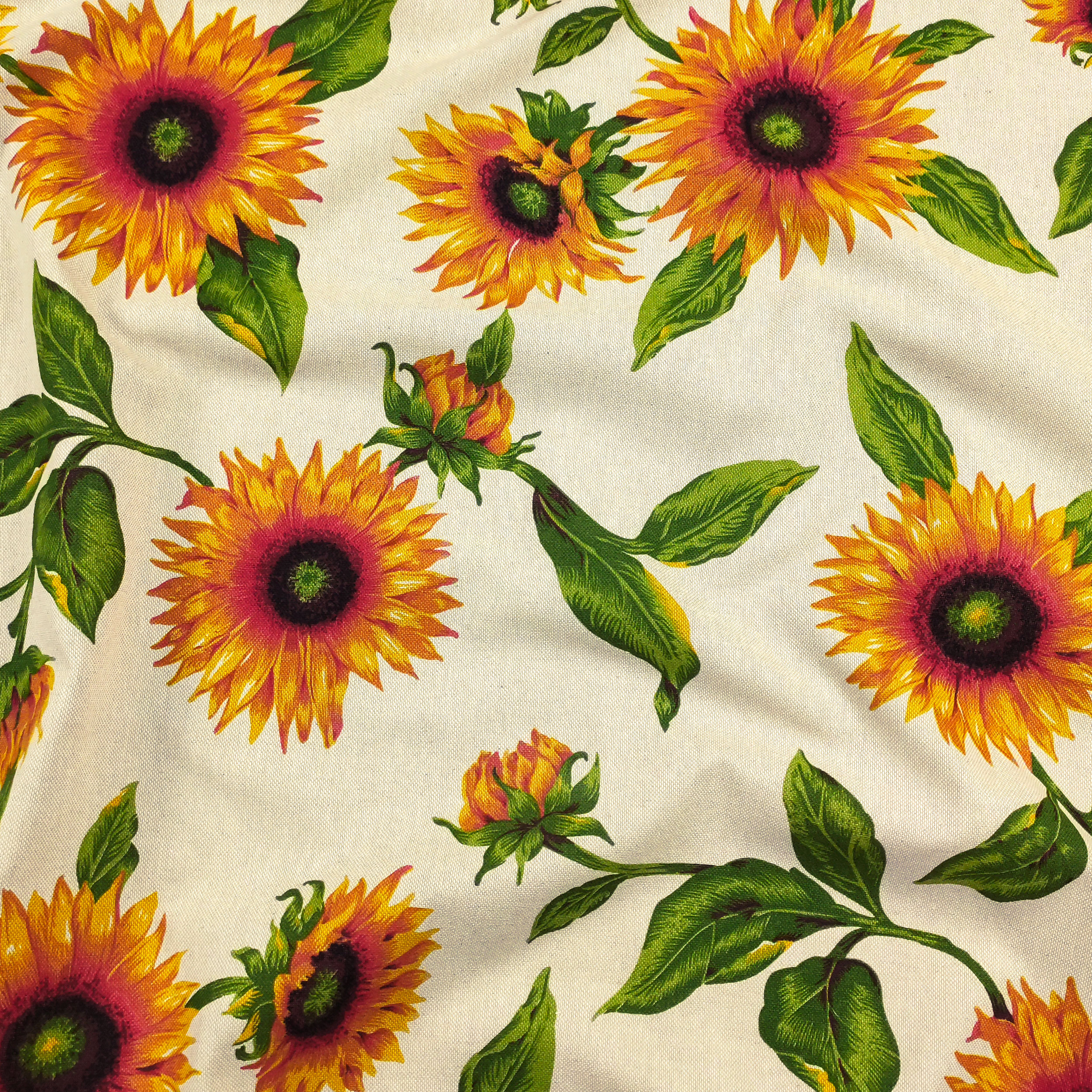 Panama Girasoli Sfondo Beige
