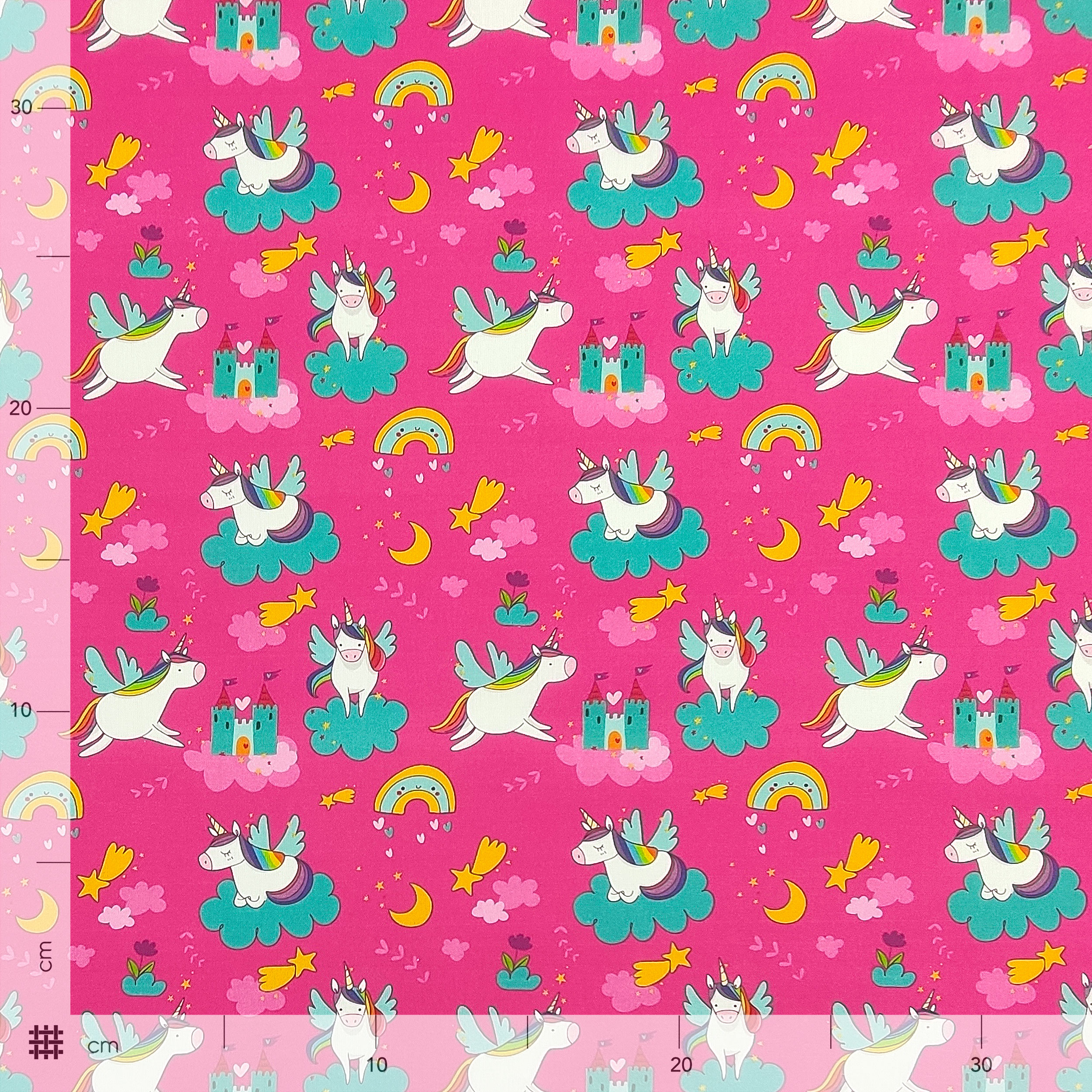 Cotone Unicorni e Castelli Piccoli