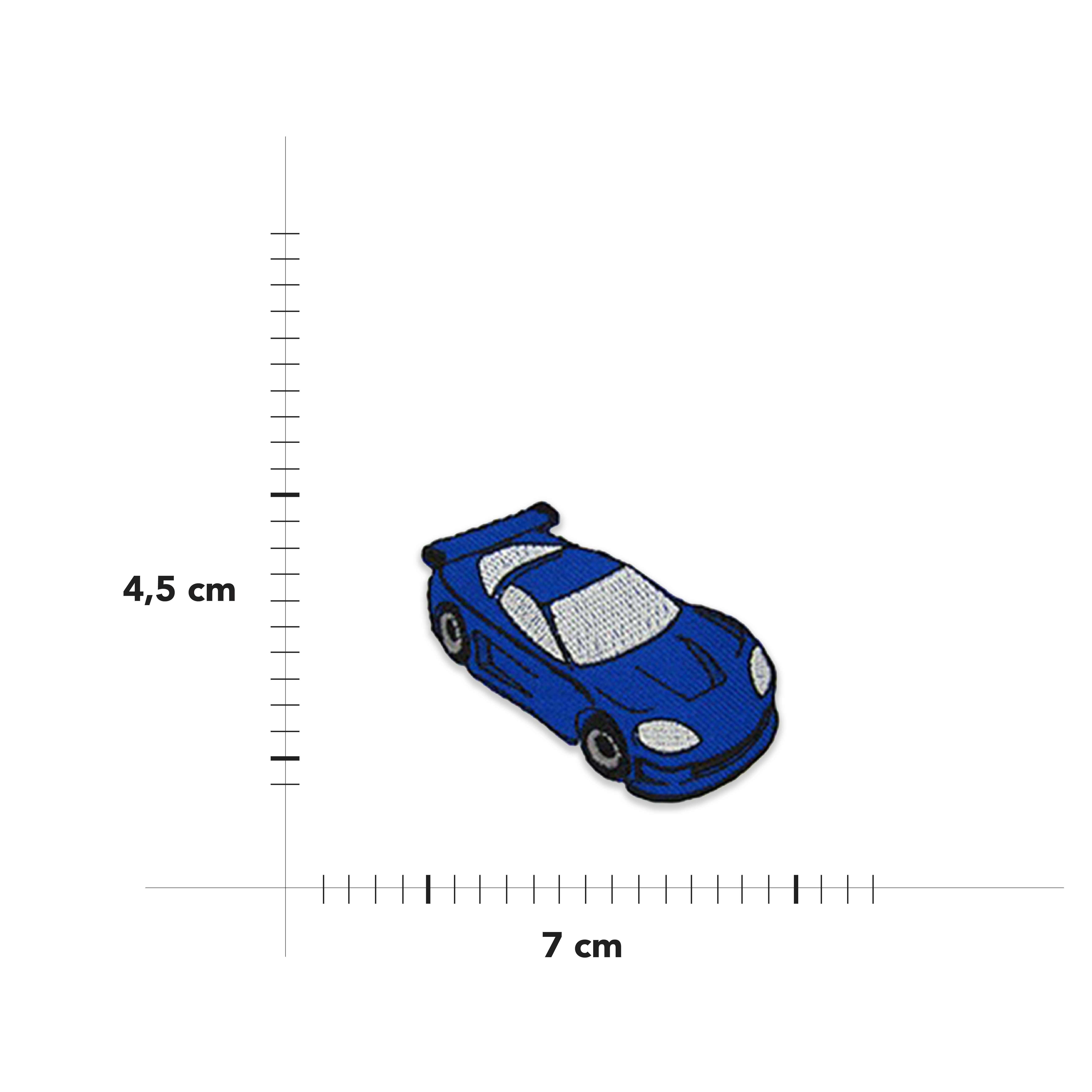  Applicazione Termoadesiva Macchina Sportiva Image