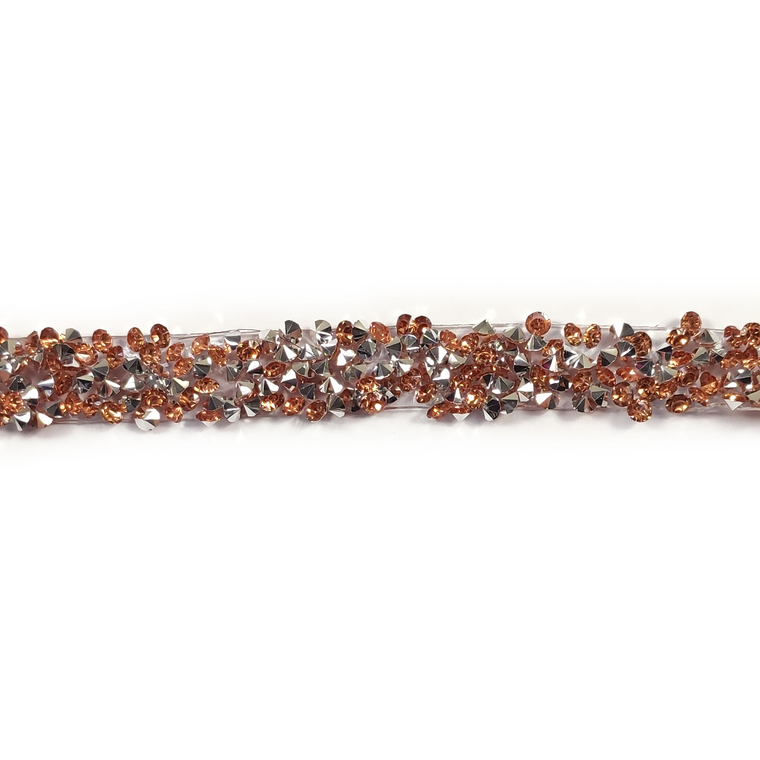Passamaneria Perle e Strass tipo Swarovski Termoadesiva Image