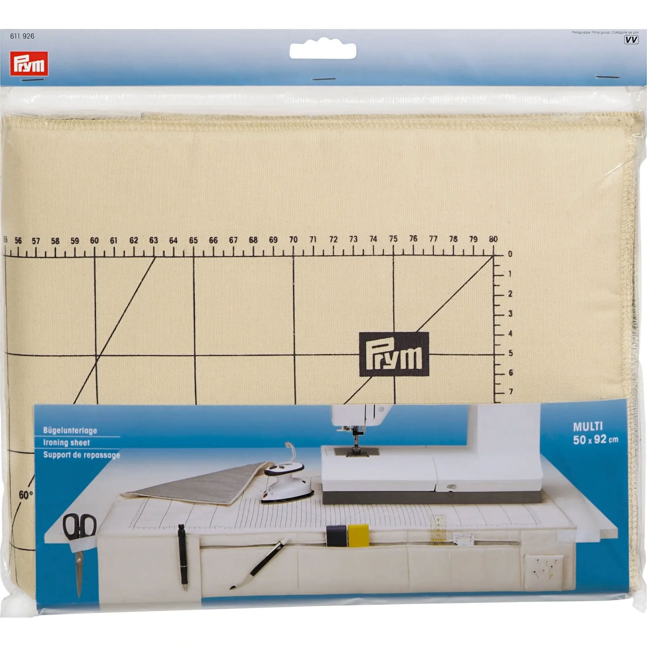 Superficie da Stiro Beige 50x92 cm Prym