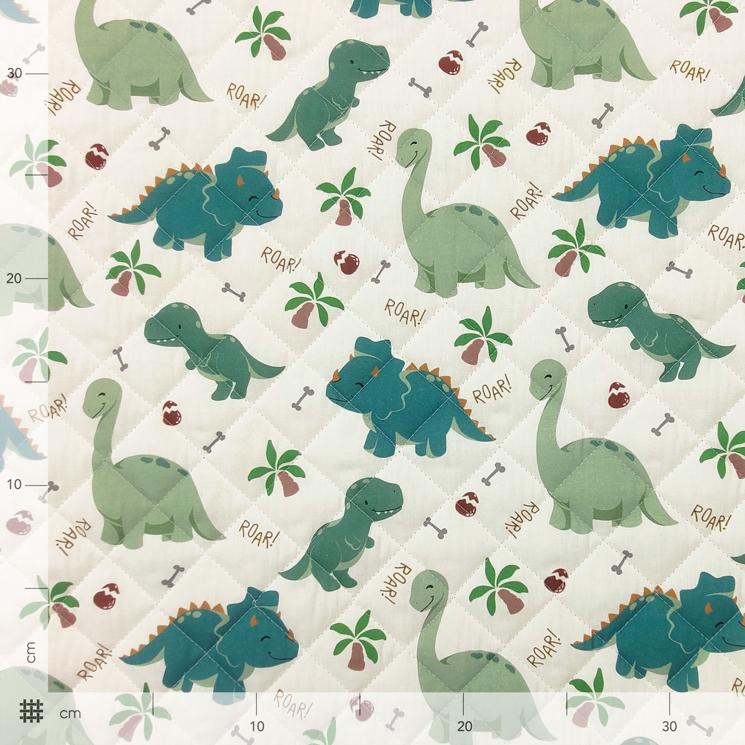 Tessuto Trapuntato Dinosauri Image