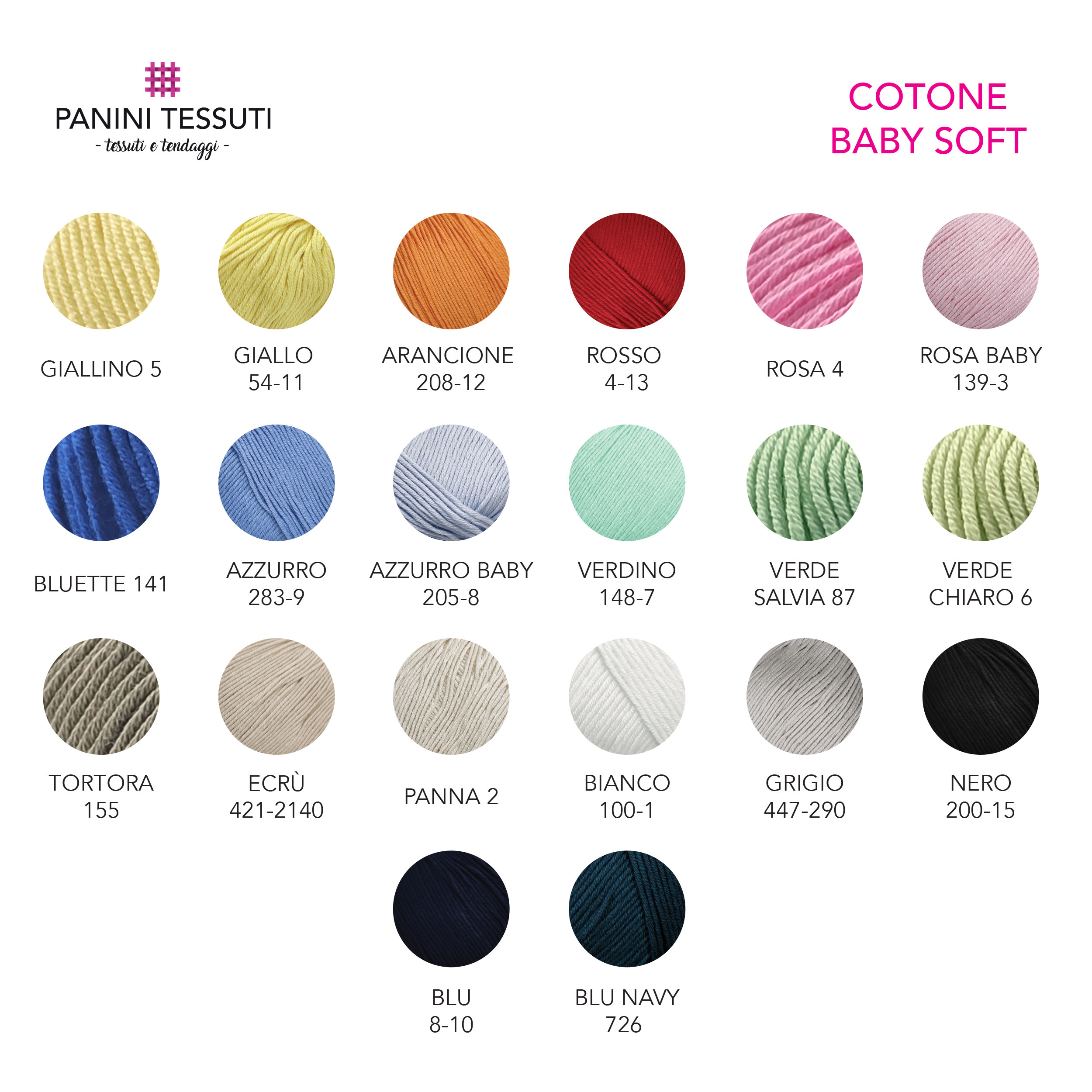 Cotone Baby Soft Panini Natural