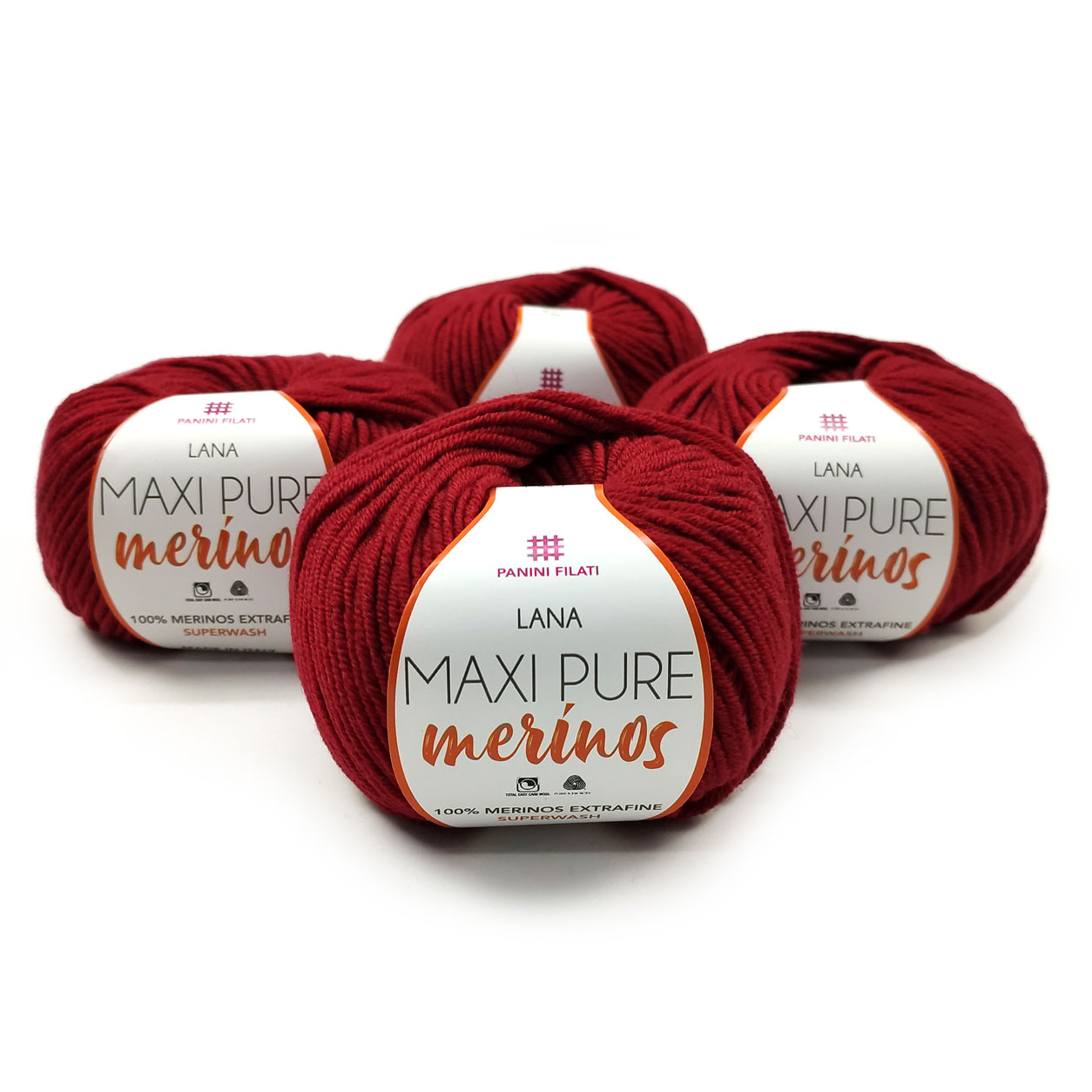 gomitoli-lana-pure-merinos-rosso-scuro