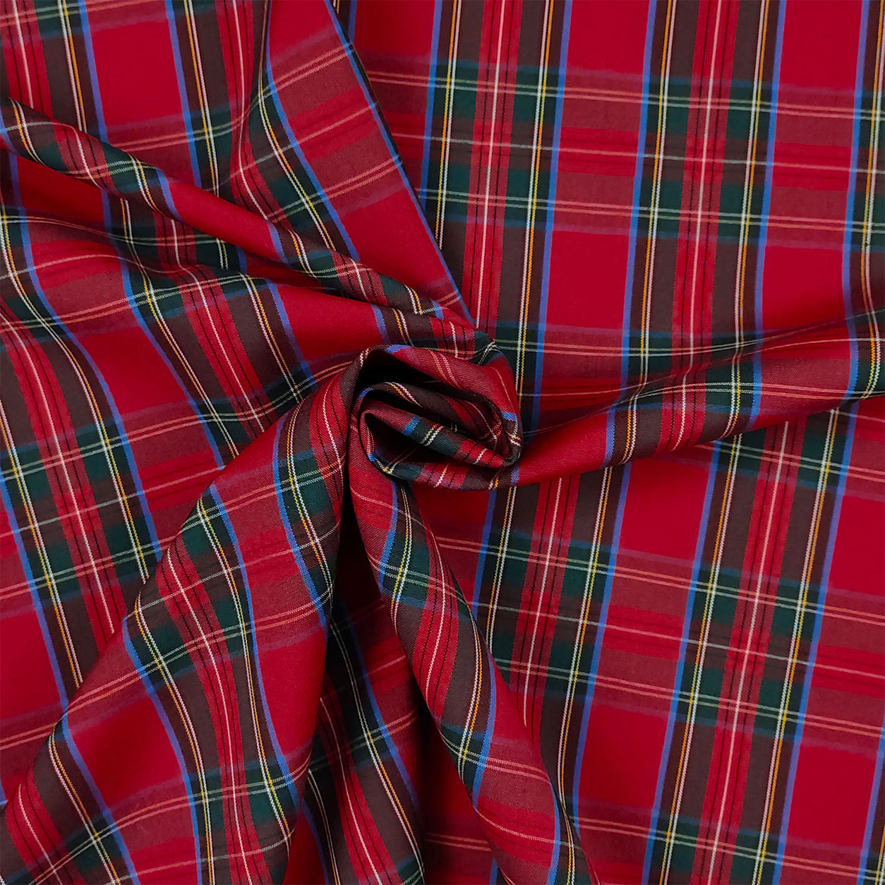 Tessuto Fantasia Scozzese Elasticizzato