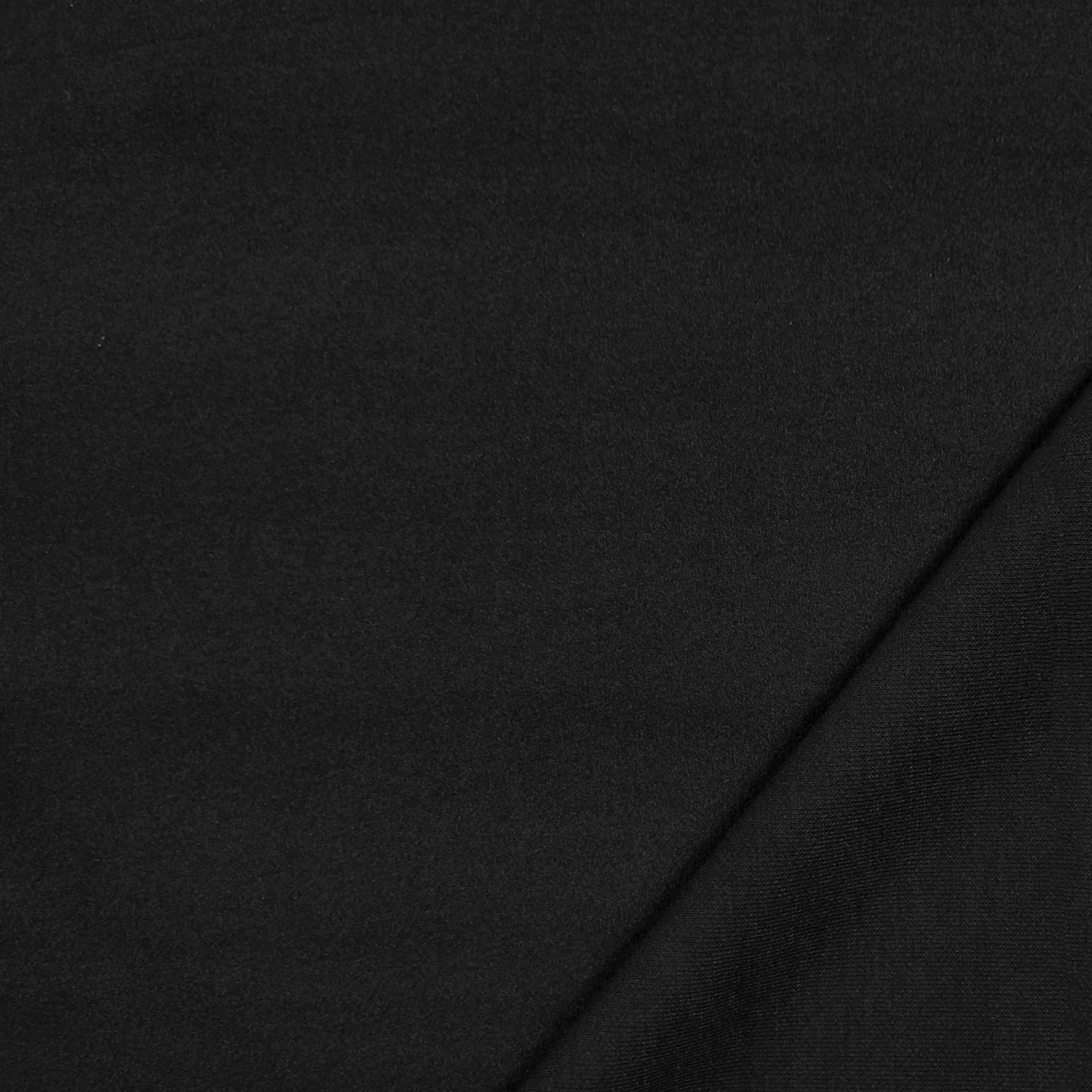 Cappotto Stretch Invernale Nero Tinta Unita 