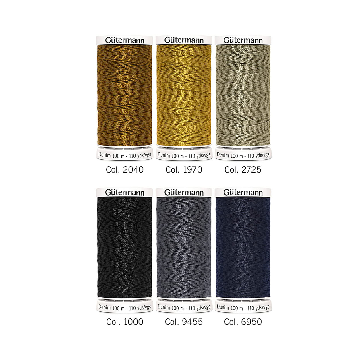 Gutermann Filo Denim 6 Bobine