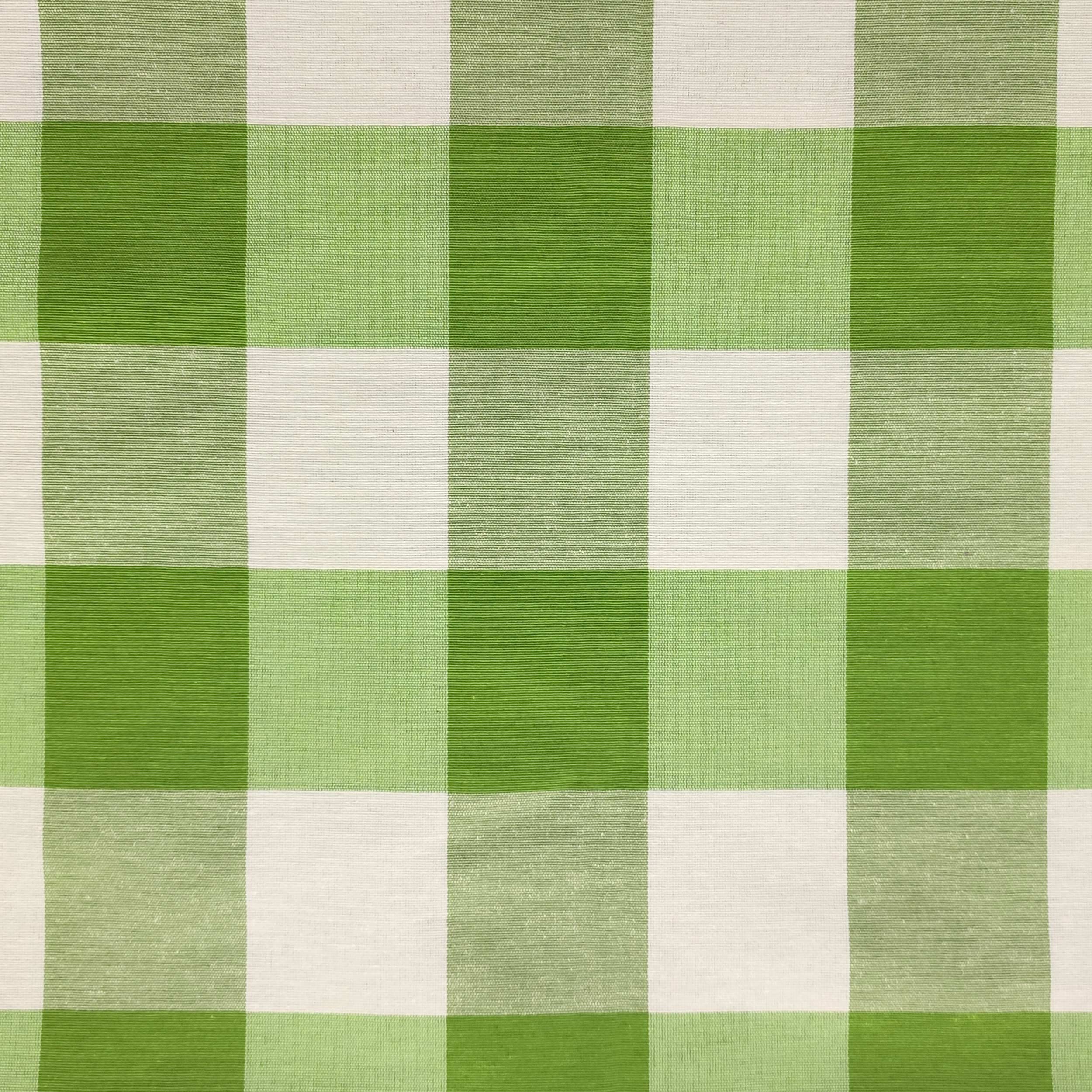 Tovaglia Confezionata Tinto in Filo Quadro Grande Verde