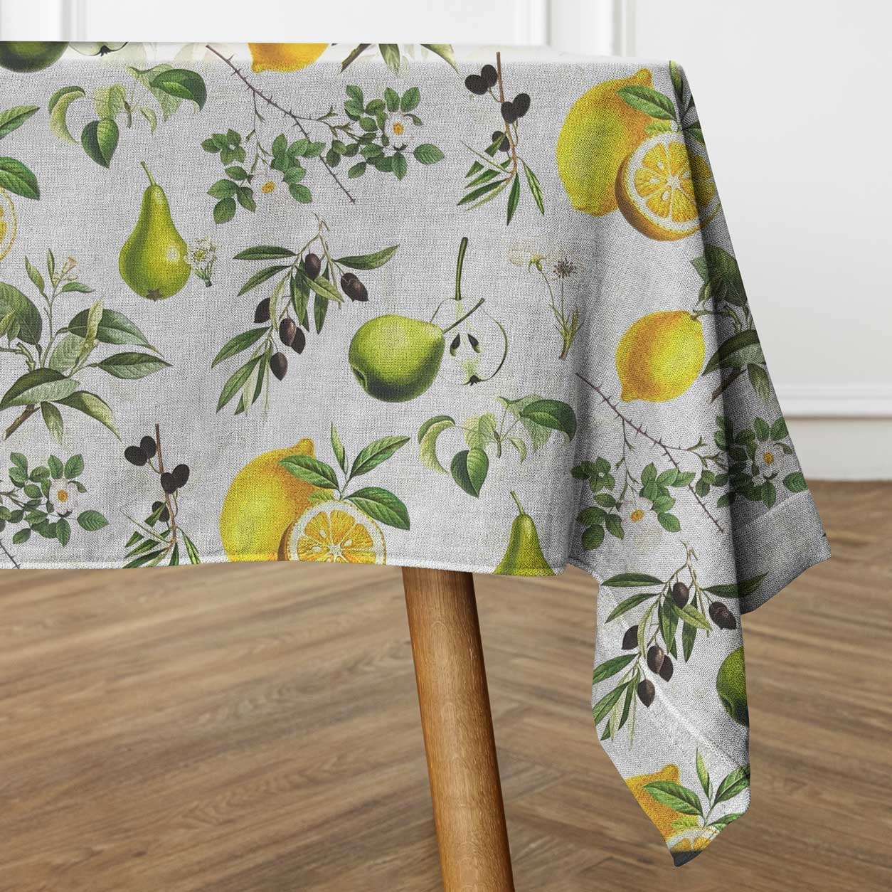 Tessuto Cotone per Arredo Limoni e Pere