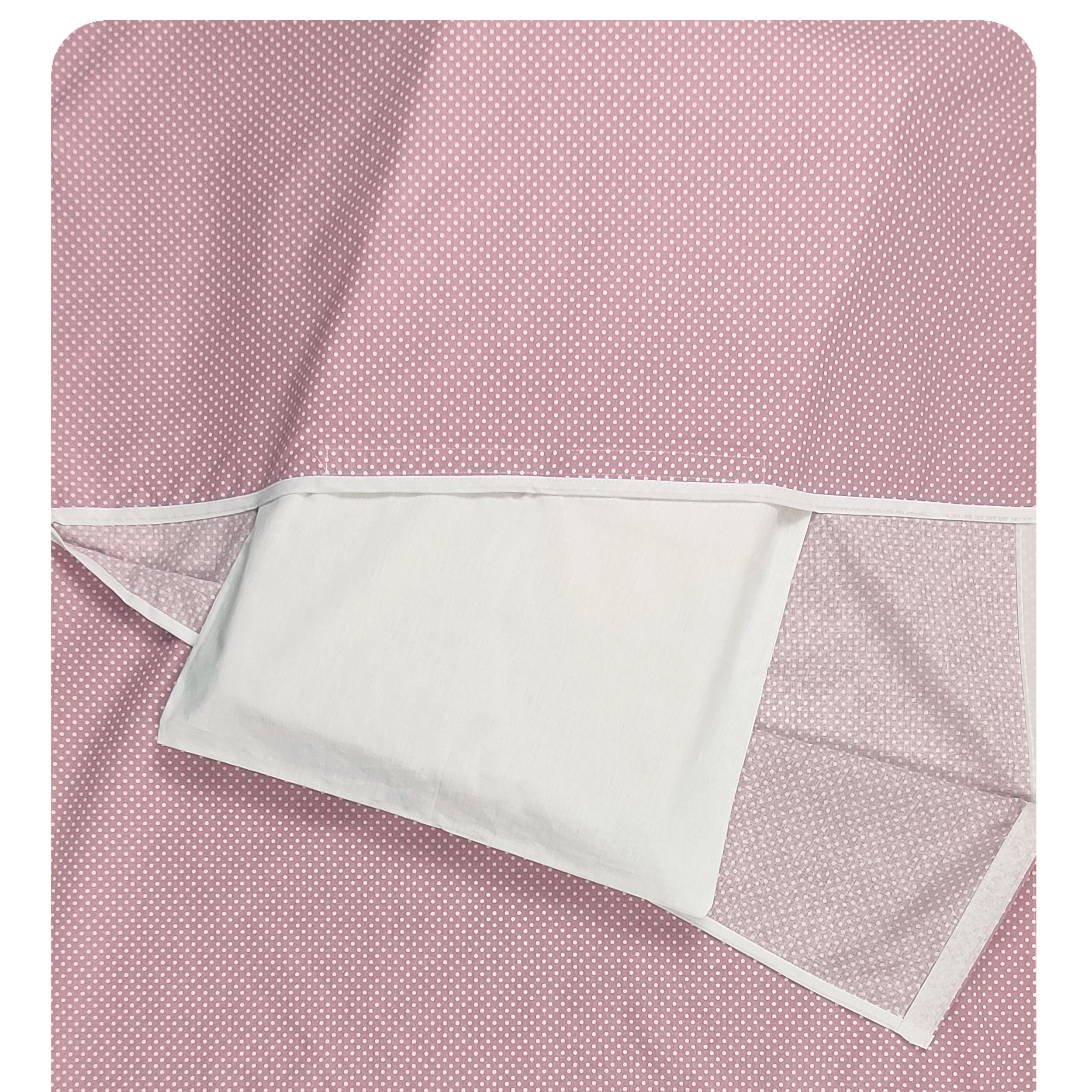 Sacco Nanna Estivo con Pois Sfondo Rosa Antico