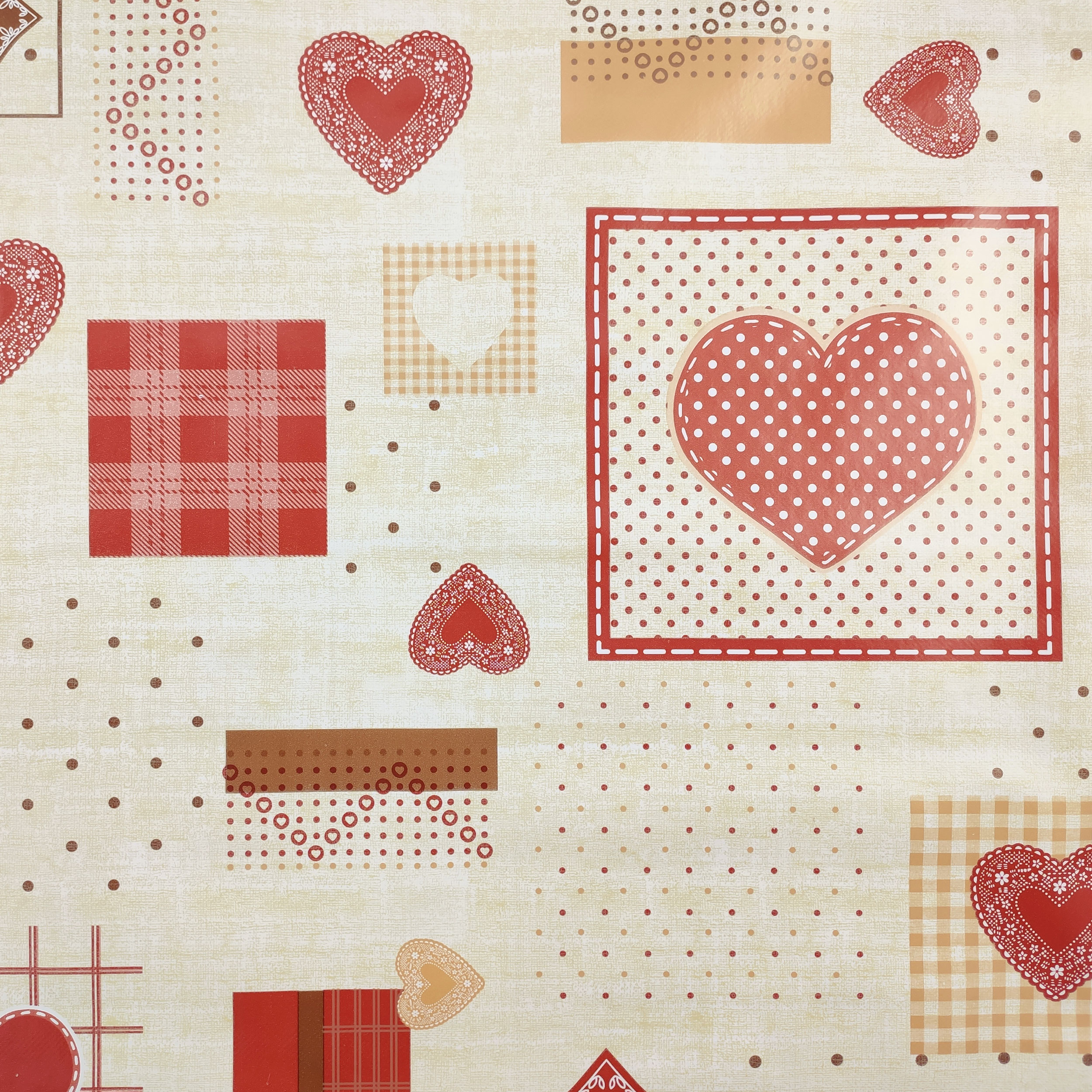 Tessuto per Tovaglia Cerata Shabby Love Image