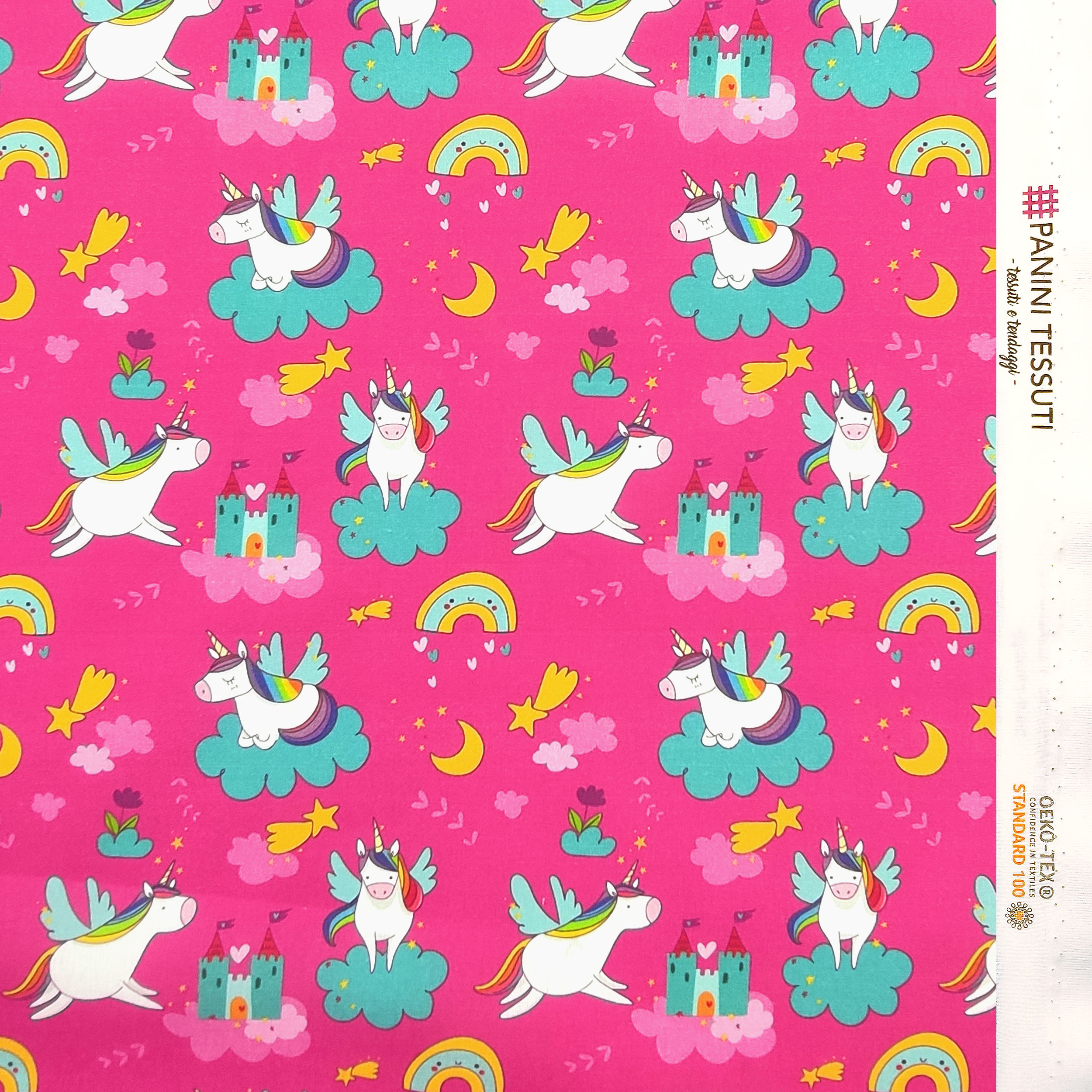 Cotone Unicorni e Castelli Piccoli