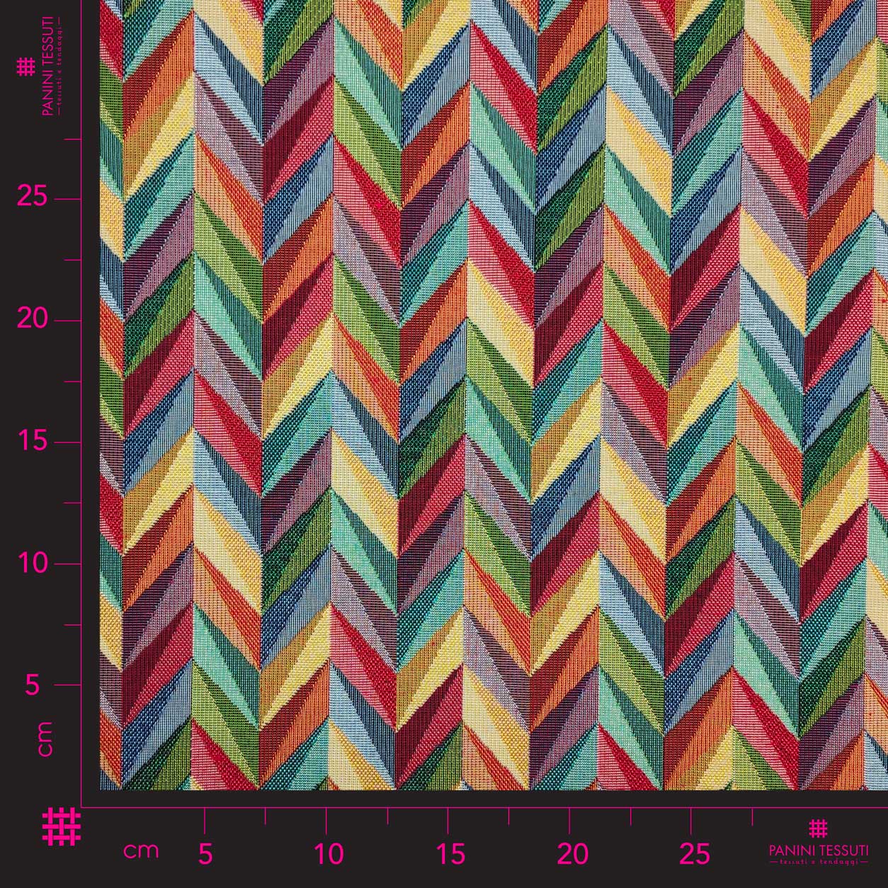 Tessuto Gobelin Zig Zag Geometrico