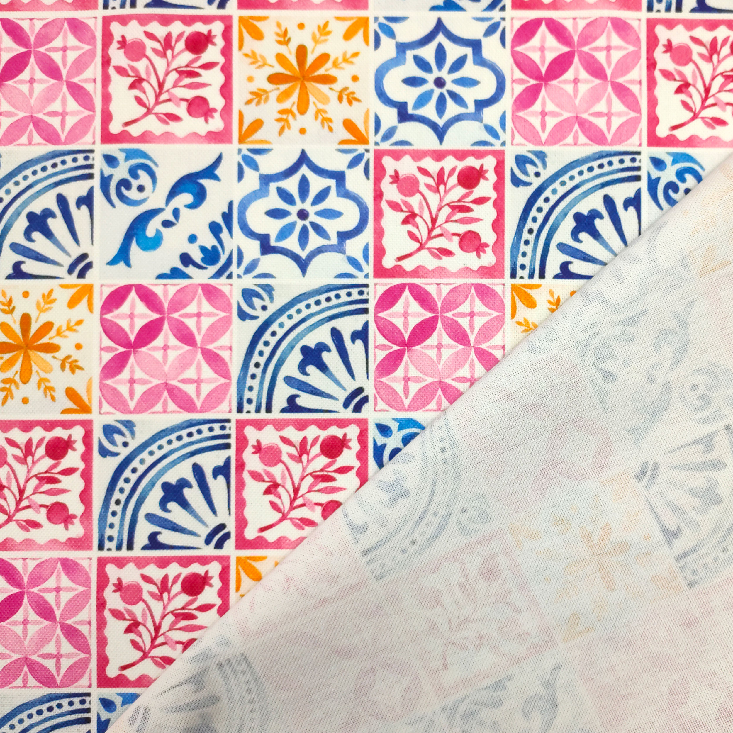 Panama Maiolica Rosa e Blu