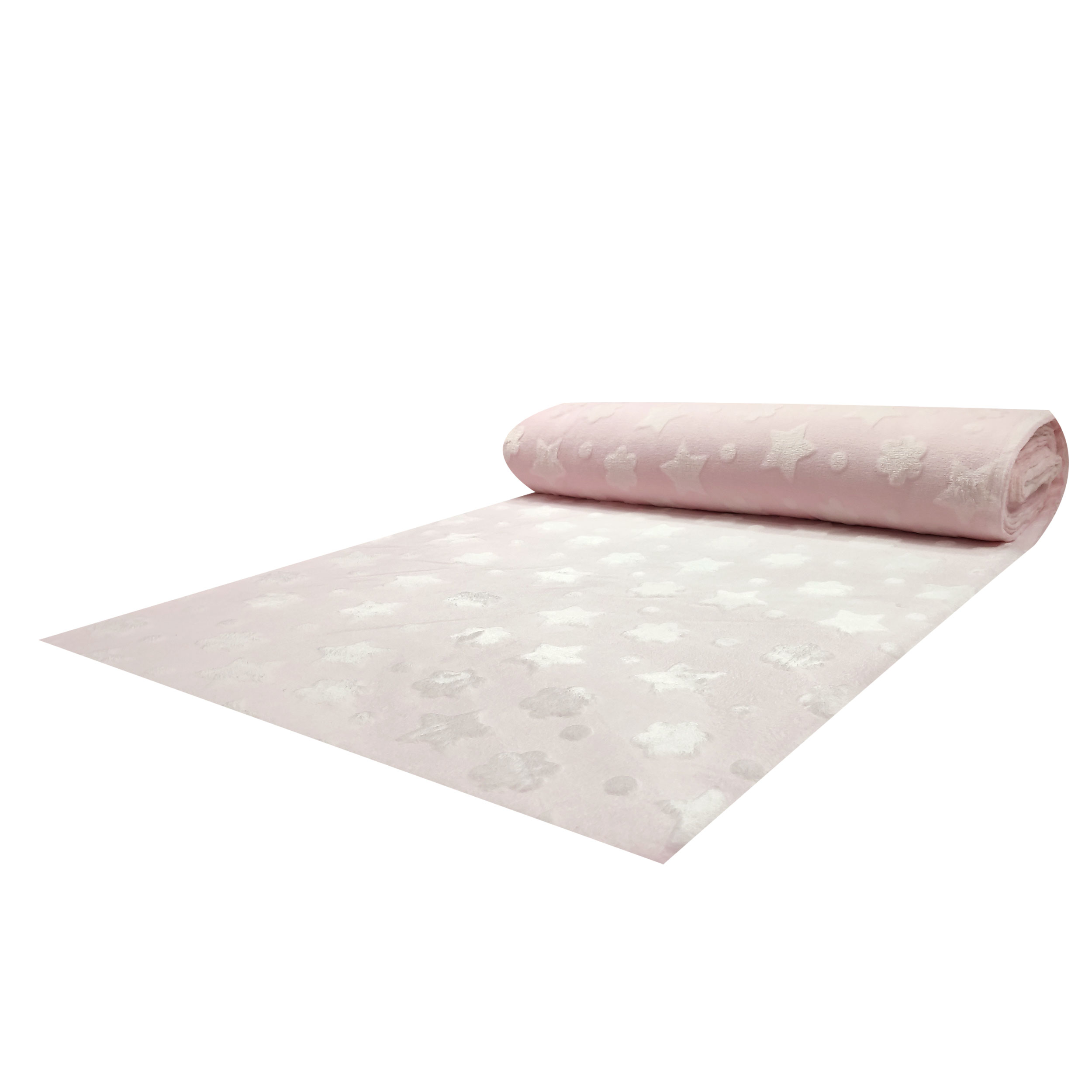 Pile Stelle e Nuvolette Rosa Baby