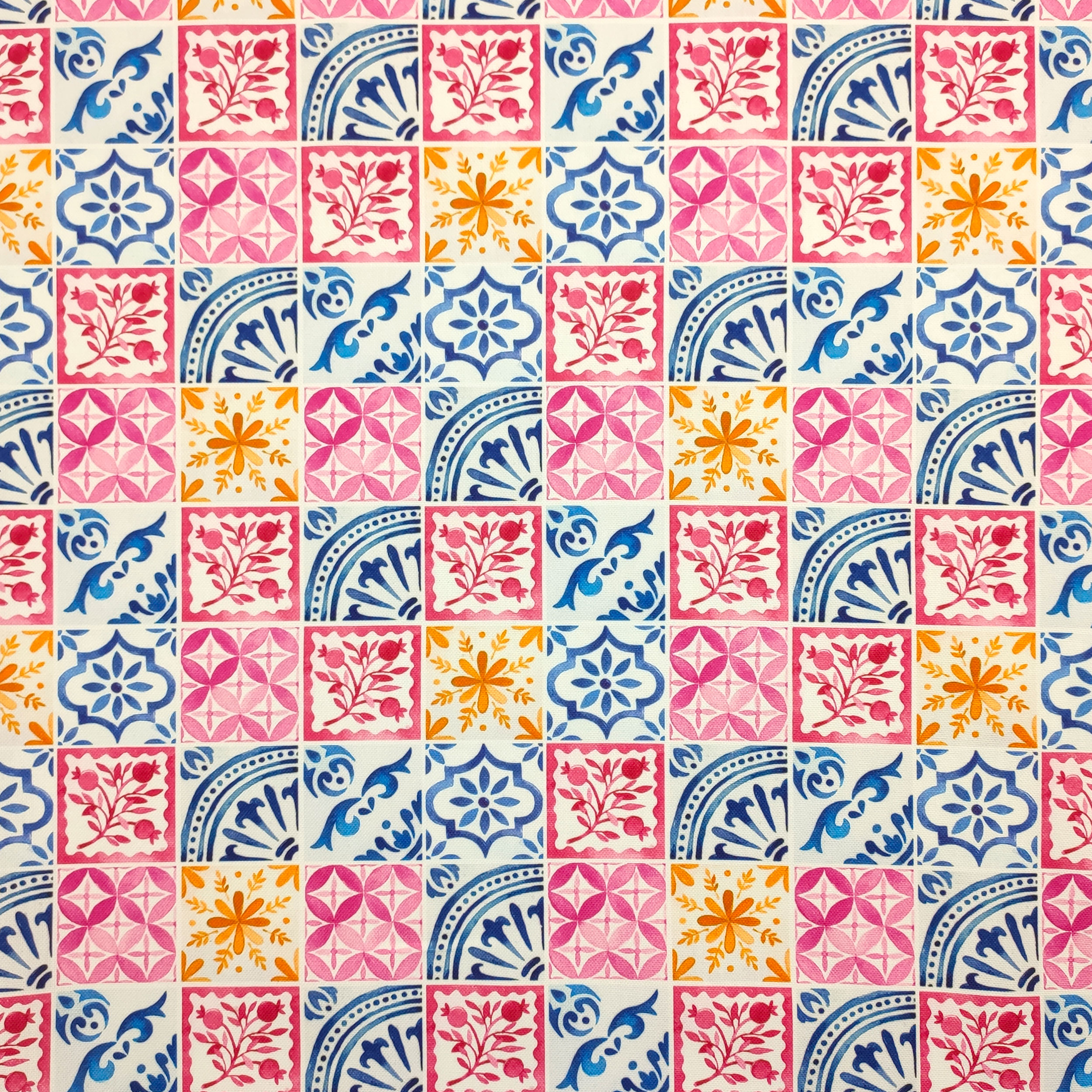 Panama Maiolica Rosa e Blu