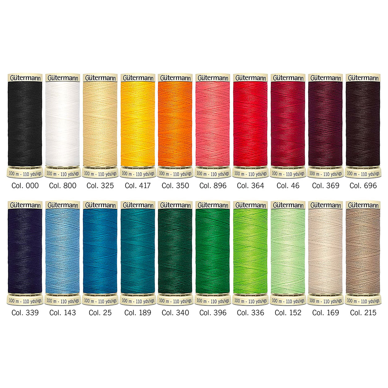 Gutermann Cucitutto Multicolor 20 Bobine