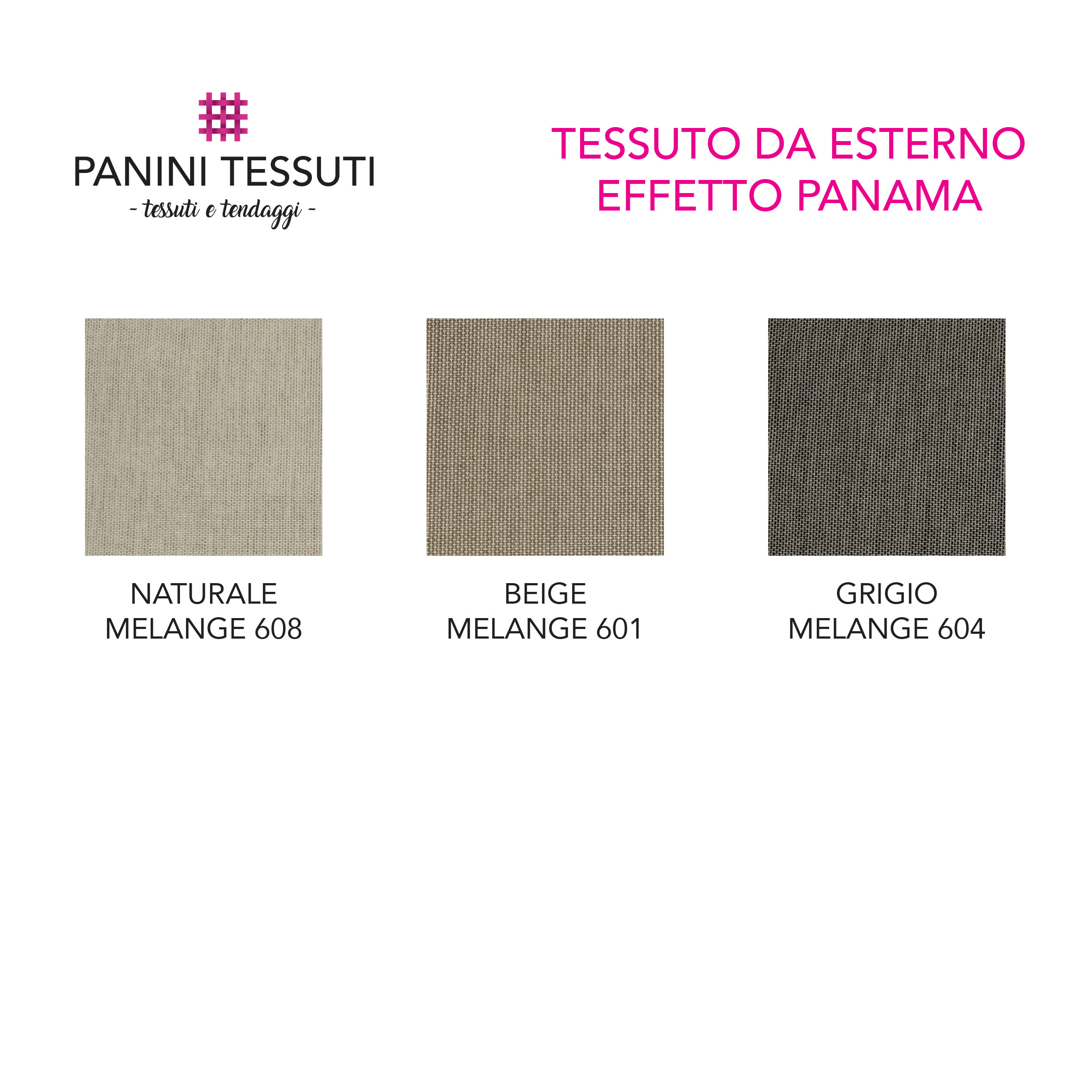 Tessuto Da Esterno Effetto Panama Image
