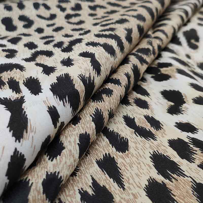 Cotone Lenzuolo Fantasia Leopardata Image