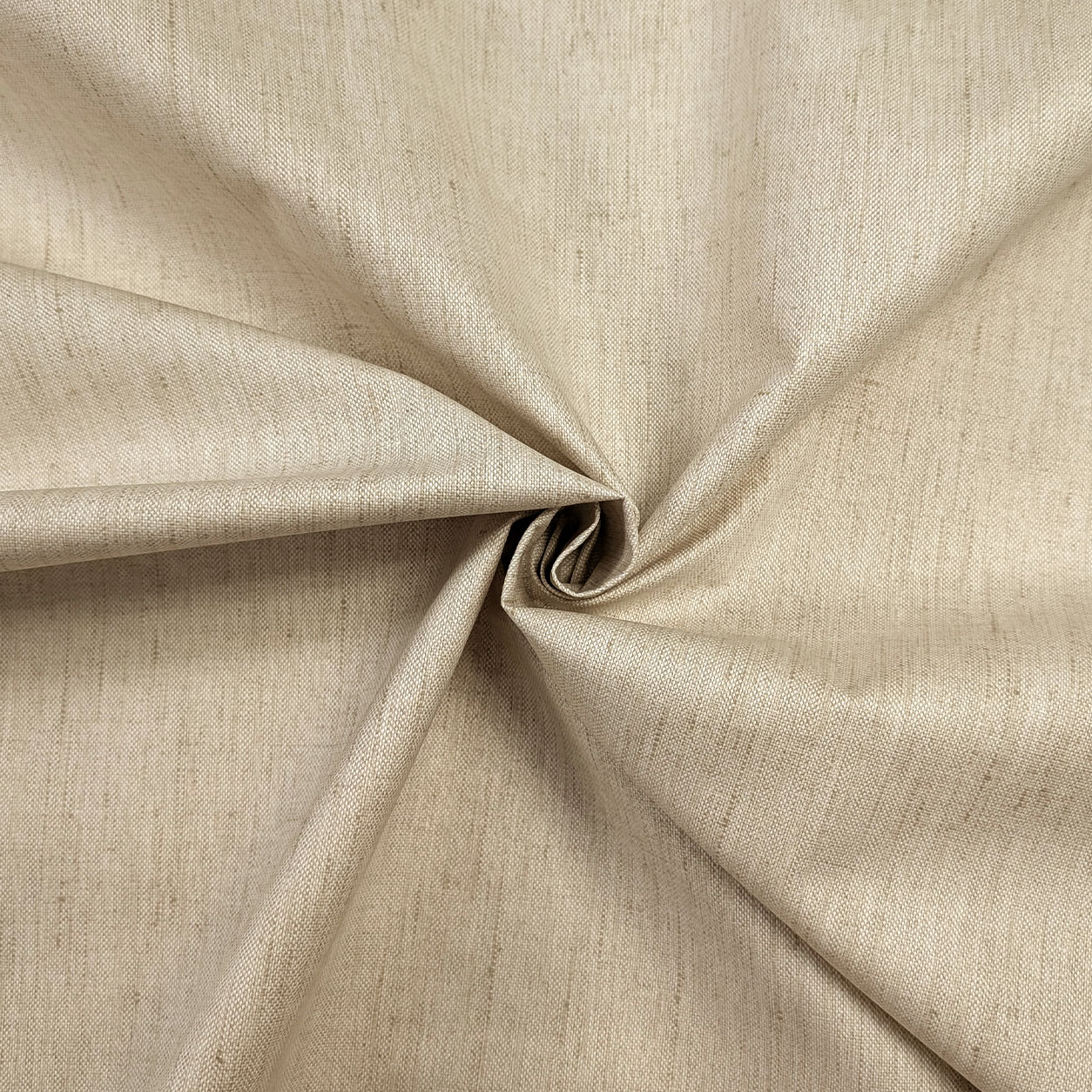 Tessuto Tovaglia Resinata Misto Lino Beige Image