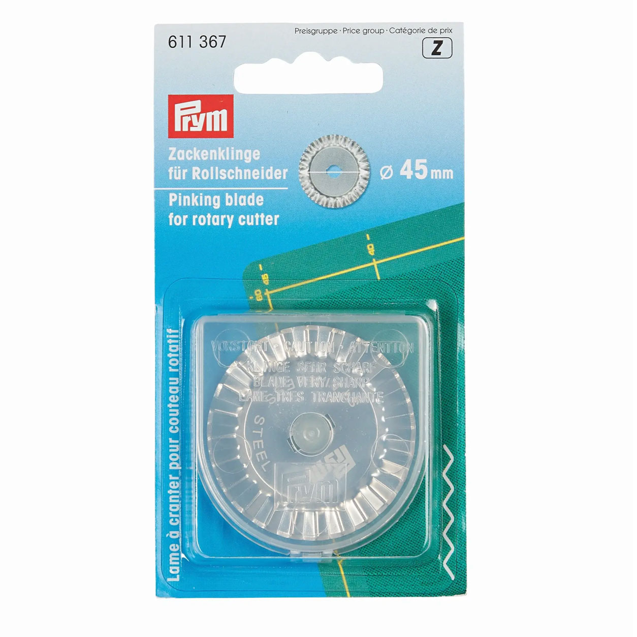 Lama di Ricambio Prym Dentellata 45 mm