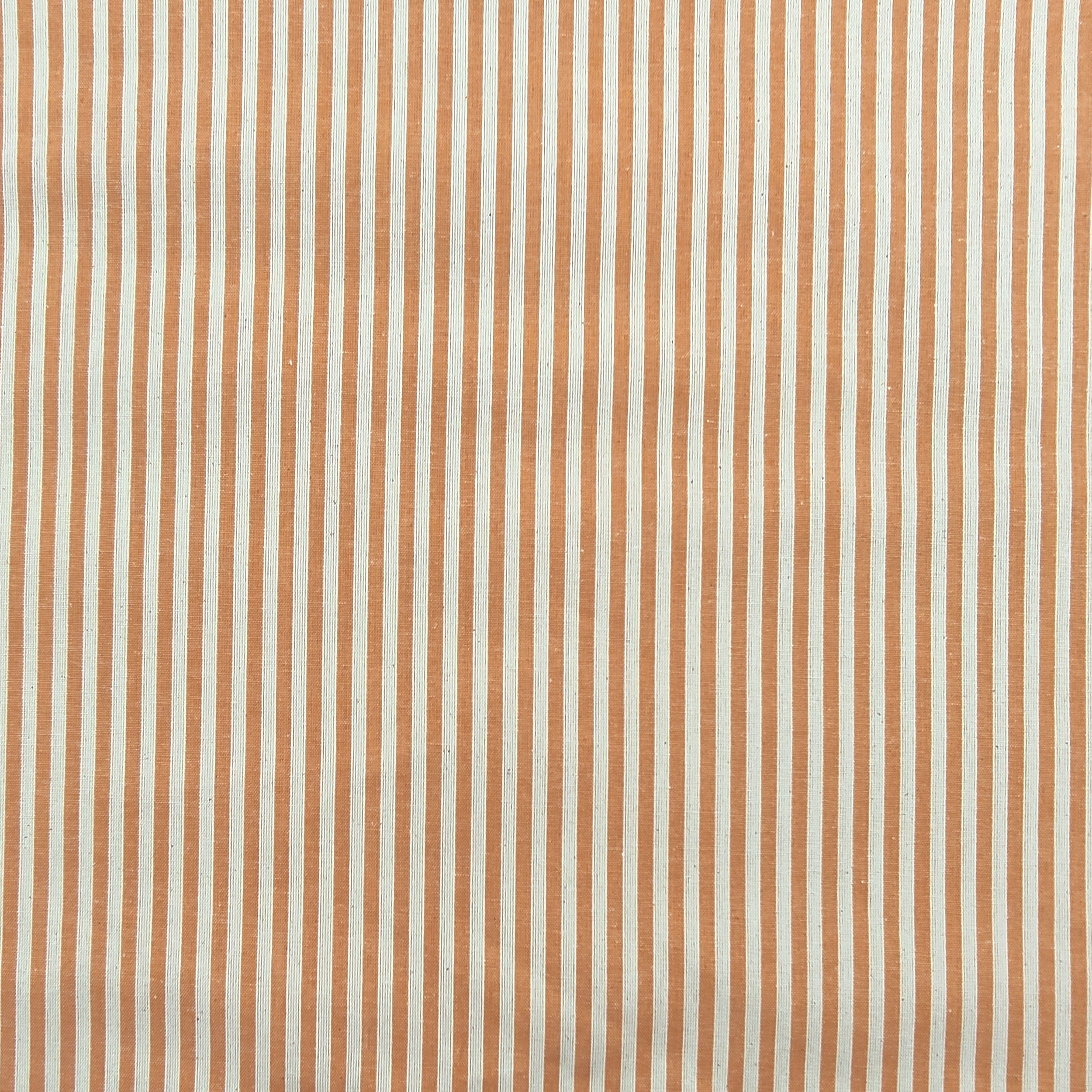 Tessuto Tovaglia Rigata in Puro Cotone Image