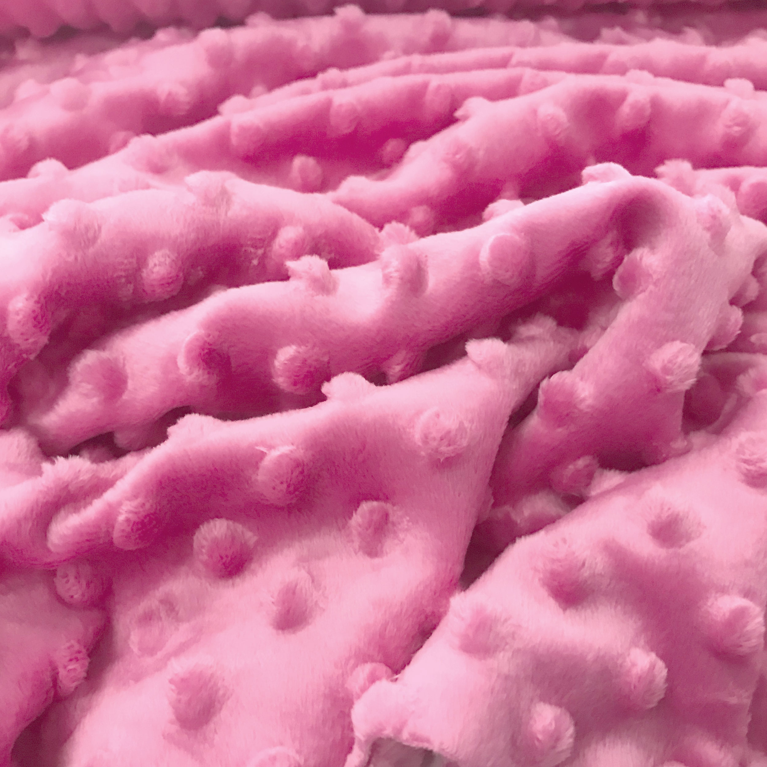 Tessuto Minky Dots Peluche Image