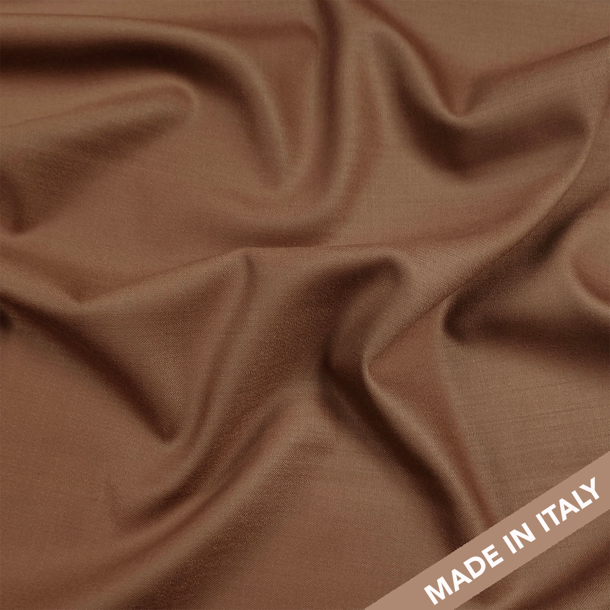Raso di Lana Elasticizzato Marrone