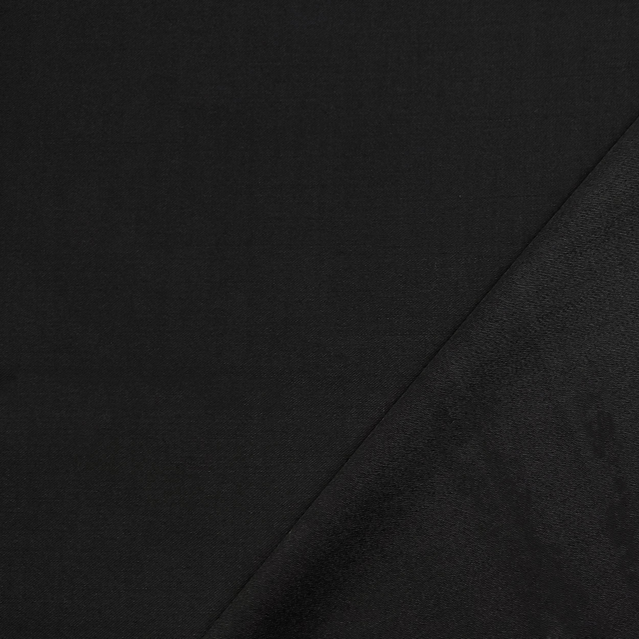 Raso di Lana Elasticizzato Nero