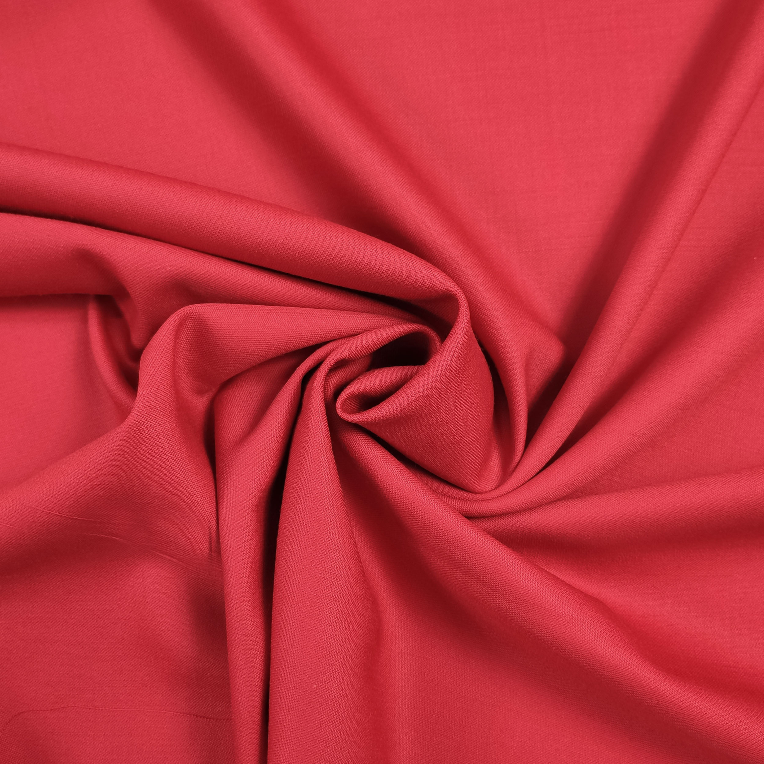 Raso di Lana Elasticizzato Rosso